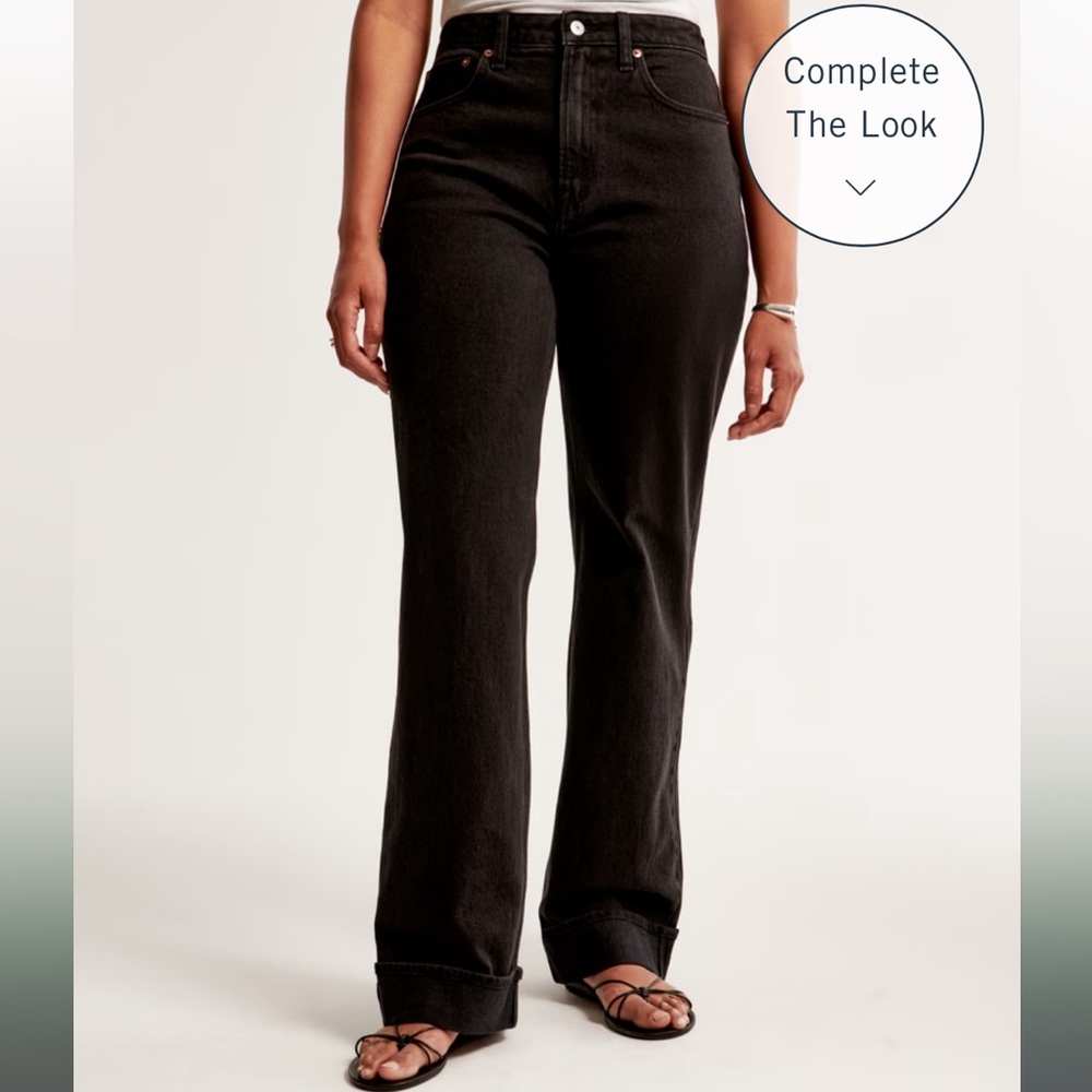 Abercrombie Curve Love High Rise 90s Relaxed Jean